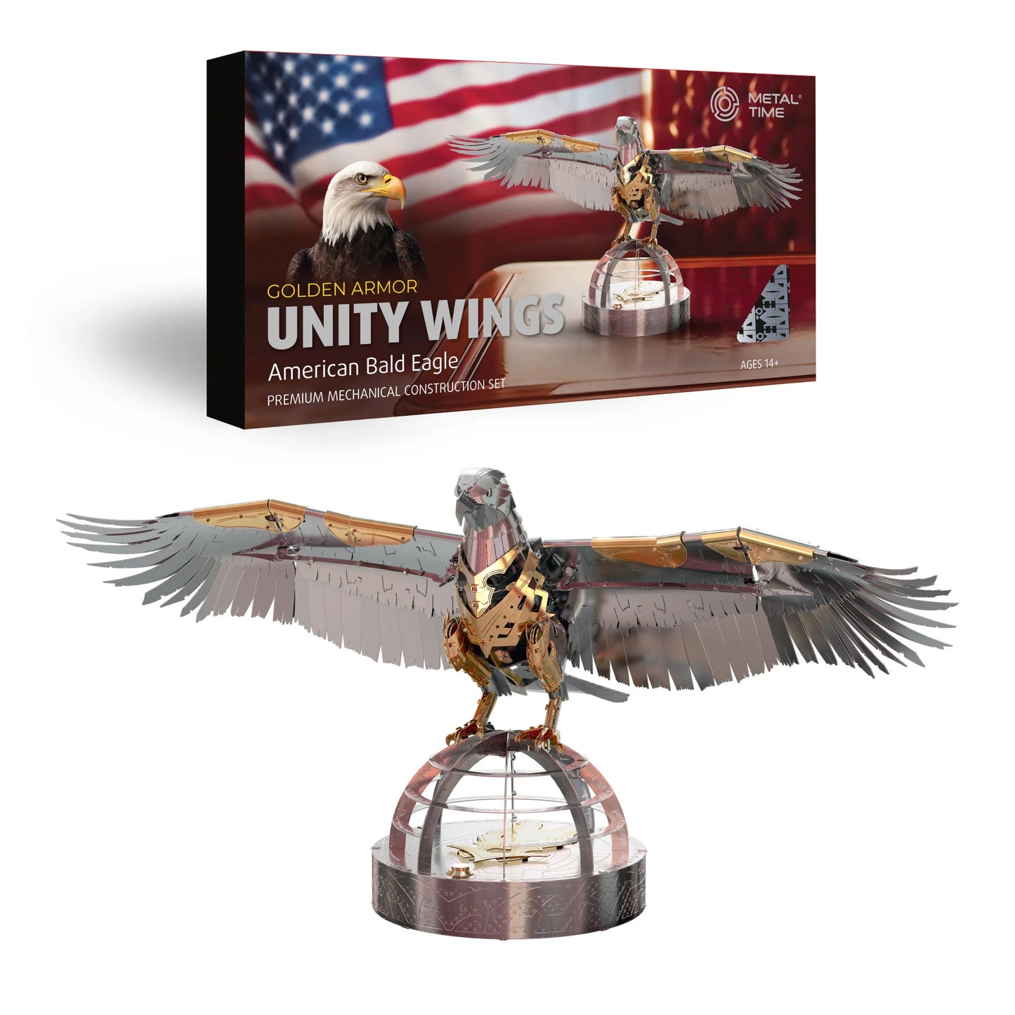 THE GREAT EAGLE GOLDEN ARMOR Hand-Embellished with Swarovski® crystals