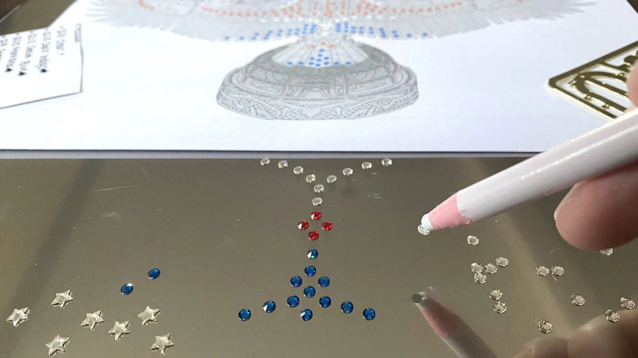 THE GREAT EAGLE SILVER ARMOR Hand-Embellished with Swarovski® crystals