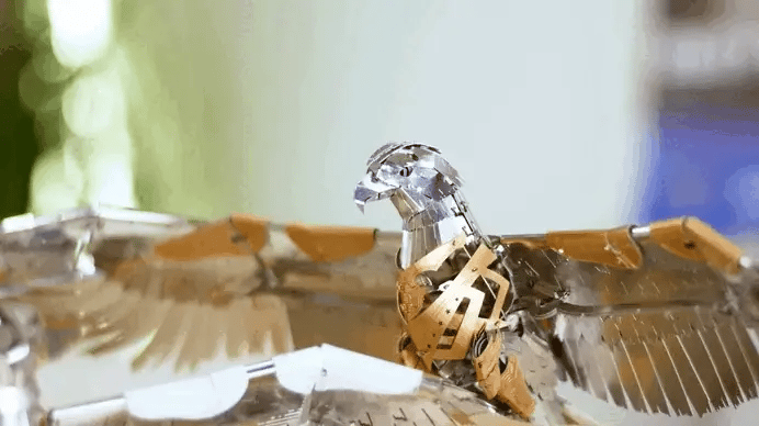 THE GREAT EAGLE GOLDEN ARMOR Hand-Embellished with Swarovski® crystals